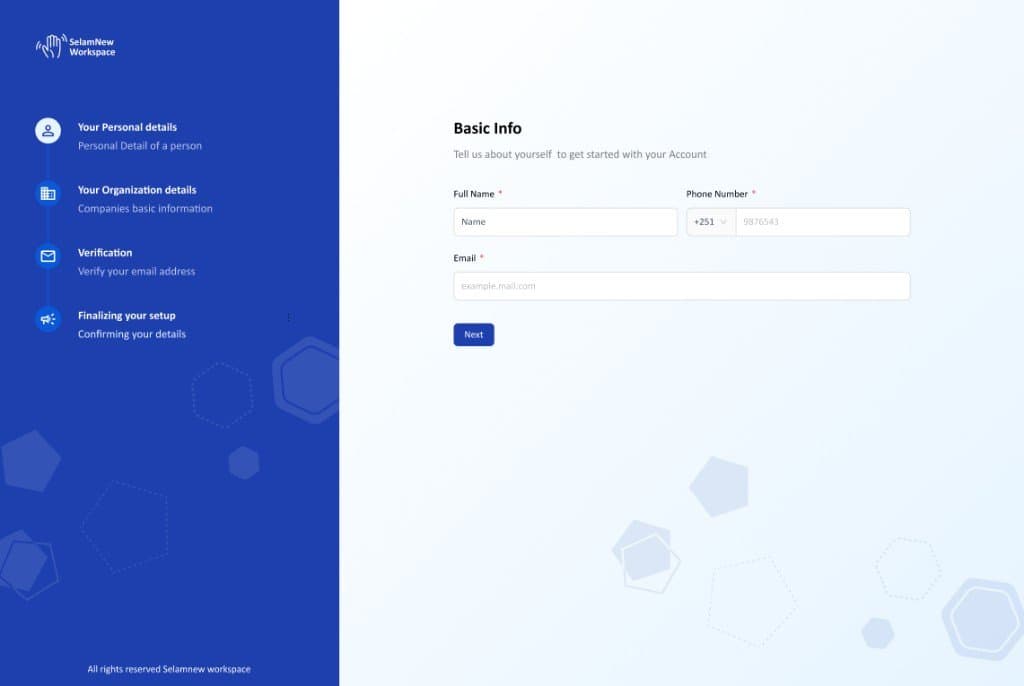 An onboarding flow that respects the new hire